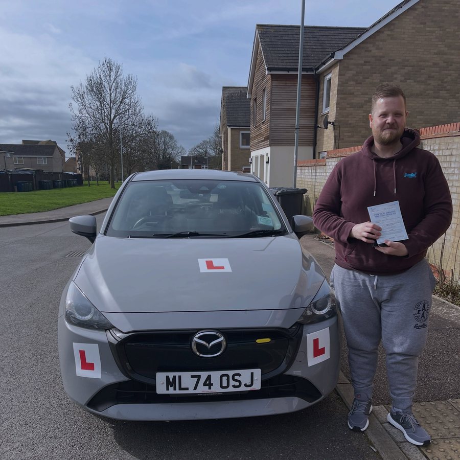 Test passed in Cambridgeshire — learner driver with Local Instructors in Cambridgeshire